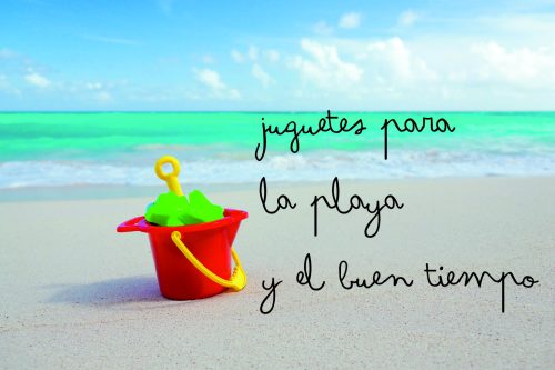 Juguetes para la playa y el buen tiempo