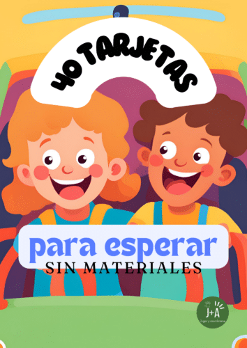 40 tarjetas para esperar sin materiales