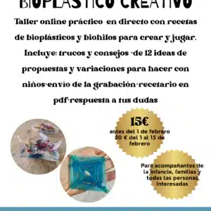 taller bioplastico creativo