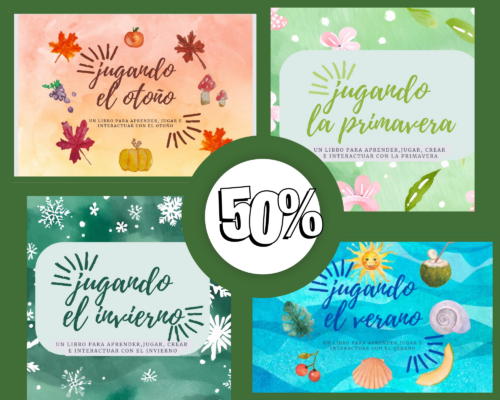 Pack «Jugando las estaciones» – 4 ebooks en PDF con un 50% de descuento
